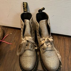 Gold Sparkle Doc Marten